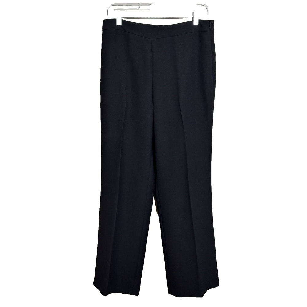 Talbots Relaxed Trouser Slacks Women's 10p Petite Black‎ Career